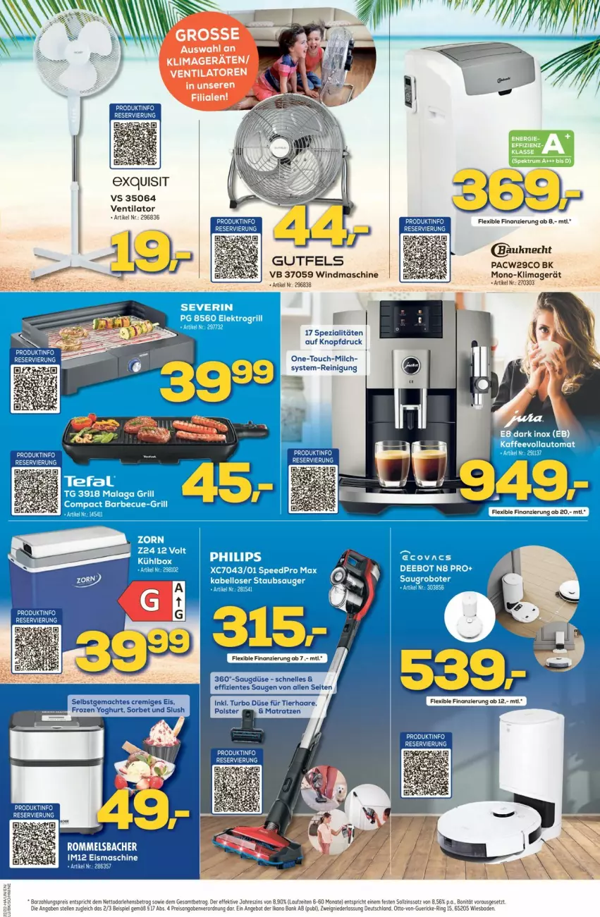 Aktueller Prospekt Euronics - Prospekte - von 29.06 bis 06.07.2022 - strona 7 - produkty: angebot, Bad, Bank, eis, eismaschine, elle, ente, matratze, matratzen, milch, Reinigung, Spezi, Ti, ventilator