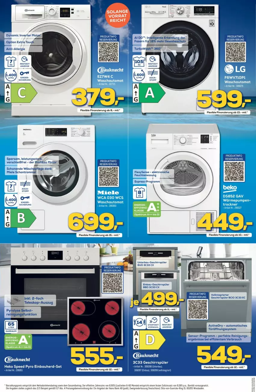 Aktueller Prospekt Euronics - Prospekte - von 29.06 bis 06.07.2022 - strona 8 - produkty: angebot, auto, Bad, Bank, Bau, einbauherd, einbauherd-set, eis, Elektro, elle, ente, geschirr, geschirrspüler, miele, Rauch, Reinigung, reis, ring, spee, Ti, tisch, trommel