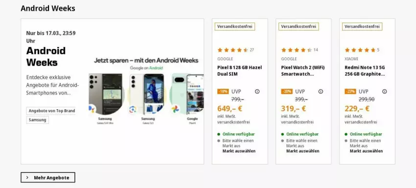 Aktueller Prospekt Saturn - Prospekte - von 11.03 bis 20.03.2024 - strona 3 - produkty: angebot, angebote, decke, ndk, Samsung, sim, smartphone, smartphones, smartwatch, uhr, versandkostenfrei