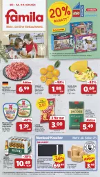 Gazetka promocyjna Famila - Prospekte - Gazetka - ważna od 16.11 do 16.11.2024 - strona 1 - produkty: Adventskalender, angebot, angebote, auto, Becher, beutel, briketts, chips, crunchips, eis, elle, fleisch, garraum, gouda, gouda jung, grill, hackfleisch, hackfleisch gemischt, holländischer schnittkäse, jacobs, jacobs krönung, Käse, kracher, leberwurst, lorenz, lorenz crunchips, mikrowelle, orange, orangen, pils, pilsener, reis, rind, rügenwalder, rwe, schnittkäse, schwein, spielwaren, tee, teewurst, teller, Ti, veltins, veltins pilsener, wein, wurst, ZTE