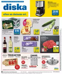 Gazetka promocyjna Diska - Prospekte - Gazetka - ważna od 18.03 do 18.03.2023 - strona 1 - produkty: aktionspreis, angebot, angebote, bier, deka, edelstahl, eis, elle, flasche, fleisch, fol epi, gemuse, gurke, hackfleisch, hackfleisch gemischt, holsten, kaffee, kaffeemaschine, Käse, käsescheiben, milka, milka schokolade, nuss, qualitätswein, reis, rel, rind, rotkäppchen, salat, Salatgurke, Schal, Schale, schoko, schokolade, schwein, tasse, Ti, timer, wasser, wassertank, wein, ZTE