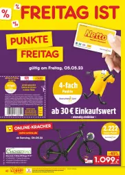 Gazetka promocyjna Netto Marken-Discount - Filial-Angebote - Gazetka - ważna od 06.05 do 06.05.2023 - strona 42 - produkty: bestpreis, buch, coupon, deutschlandcard, discount, E-Bike, eduscho, eis, erde, guthabenkarte, gutschein, gutscheine, mac, marken-discount, milch, ndk, Rauch, reis, Schal, shimano, Tchibo, Ti