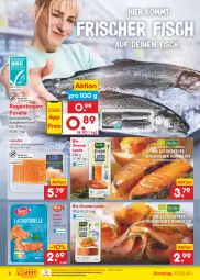 Gazetka promocyjna Netto Marken-Discount - Filial-Angebote - Gazetka - ważna od 06.05 do 06.05.2023 - strona 6 - produkty: aqua, bestpreis, bio, eis, elle, filet, fisch, forelle, Graved Lachs, küche, Küchen, lachs, lachsfilet, ndk, reis, rel, Ti, tisch