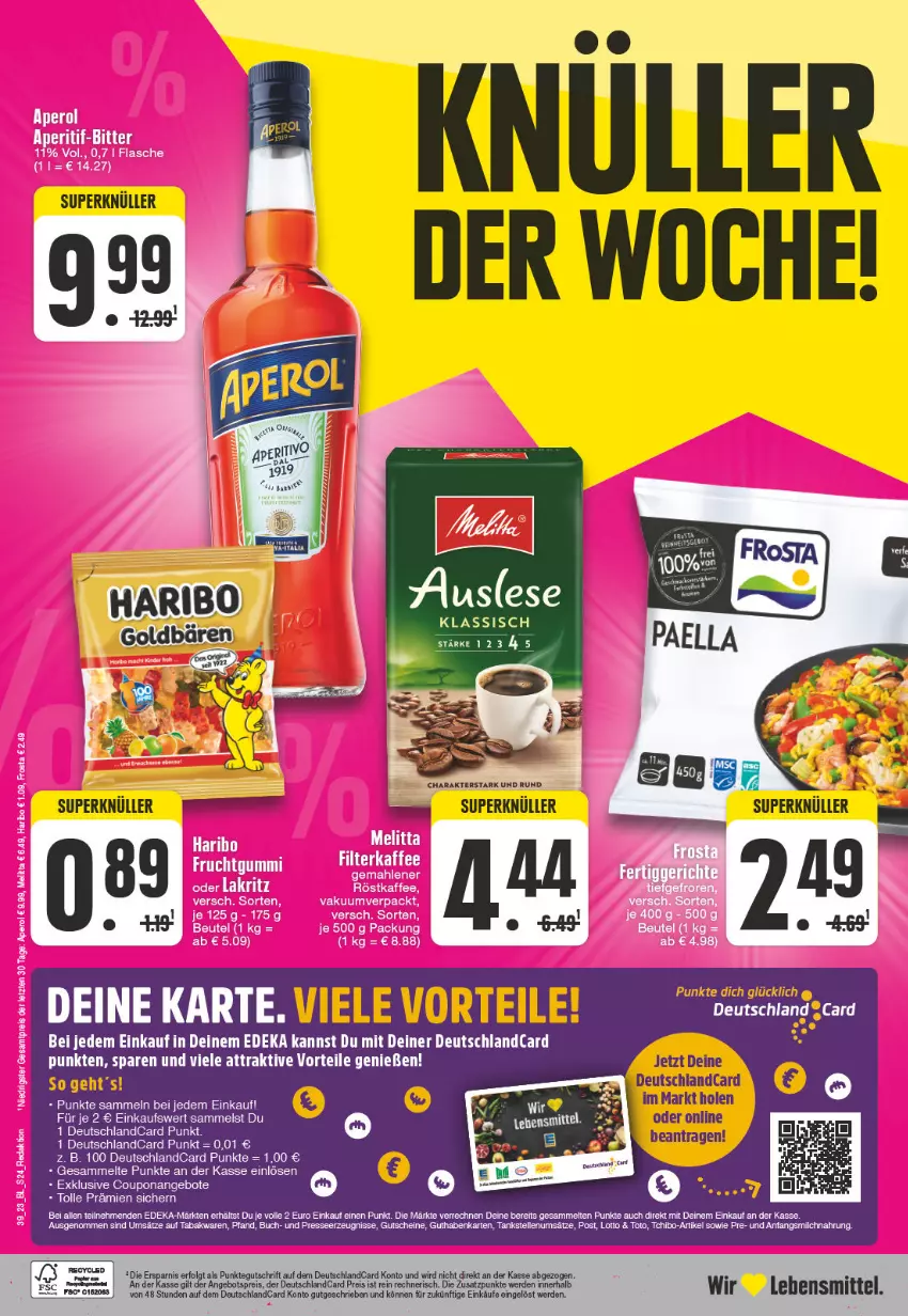 Aktueller Prospekt E Center - Angebote der Woche - von 25.09 bis 30.09.2023 - strona 24 - produkty: angebot, angebote, buch, coupon, deka, deutschlandcard, elle, erde, frosta, guthabenkarte, gutschein, gutscheine, lebensmittel, milch, Tchibo, Ti