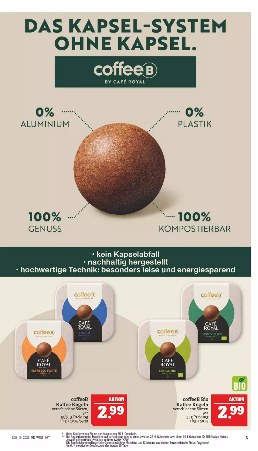 Aktueller Prospekt Marktkauf - Prospekt - von 07.05 bis 13.05.2023 - strona 5 - produkty: angebot, angebote, asti, bio, deka, eis, gutschein, kaffee, Kugel, nuss, reis, Stier, Ti, ZTE