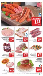 Gazetka promocyjna Marktkauf - Prospekt - Gazetka - ważna od 13.05 do 13.05.2023 - strona 19 - produkty: aufschnitt, bier, bierschinken, eis, fleisch, gin, gutsleberwurst, jagdwurst, Kaiser, knacker, landschinken, leberwurst, mac, Mett, mettwurst, paprika, Pommersche, reis, rügenwalder, rügenwalder mühle, salami, salat, schinken, spargel, spargelschinken, Sport, Ti, truthahn, wurst, ZTE, zwiebel