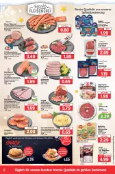 Gazetka promocyjna Famila - Prospekte - Gazetka - ważna od 23.12 do 23.12.2023 - strona 6 - produkty: bio, braten, brot, brötchen, dell, eintopf, eis, elle, essig, felgen, filet, filets, fleisch, frikadellen, gewürz, gin, kartoffel, kartoffelsalat, kochschinken, lachs, lachsschinken, LG, mac, marinade, Meister, mühlen schinken, natur, nuss, parmaschinken, pfanne, pfannen, pute, Rauch, reifen, reinert, reis, ring, rügenwalder, rügenwalder mühle, salami, salat, schinken, schinkenwurst, schnitzel, schwein, senf, serrano, snack, snacks, Speck, Spezi, Ti, tisch, topf, Trüffel, wein, wiener, wiener würstchen, wiltmann, wurst, würstchen, ZTE, zwiebel, zwiebeln