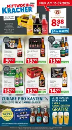 Gazetka promocyjna Getraenkeland - Gazetka - ważna od 26.09 do 26.09.2026 - strona 2 - produkty: aktionspreis, apfel, Apfelschorle, auer, beck's, bestpreis, bestpreise, eis, Gläser, hasseröder, holsten, köstritzer, LG, limo, limonade, pils, reis, ring, schorle, Ti