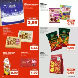 Gazetka promocyjna Real - Gazetka - ważna od 26.11 do 26.11.2022 - strona 12 - produkty: Adventskalender, beutel, chips, chipsfrisch, eis, ferrero, funny-frisch, Kinder, kinder schokolade, lachgummi, lindt, lorenz, Mon Chéri, nimm2, nuss, reis, schoko, schokolade, Ti