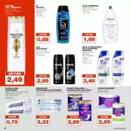 Gazetka promocyjna Real - Gazetka - ważna od 26.11 do 26.11.2022 - strona 18 - produkty: Alwa, Always, axe, Bad, blend-a-med, body, bodyspray, creme, Discreet, dove, dusche, eis, flasche, kräuter, pantene, reis, sensodyne, shampoo, slip, slipeinlagen, Ti, zahncreme