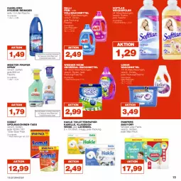 Gazetka promocyjna Real - Gazetka - ważna od 26.11 do 26.11.2022 - strona 19 - produkty: baby-dry, dalli, danklorix, eis, flasche, hakle, hakle toilettenpapier, hygiene-reiniger, Kamill, kamille, lavendel, lenor, lenor waschmittel, Meister, meister proper, pampers, Pants, papier, reiniger, reis, Softlan, somat, spülmaschinen, Ti, toilettenpapier, vollwaschmittel, waschmittel, weichspüler, Weisser Riese, windeln, windeln oder pants