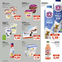 Gazetka promocyjna Real - Gazetka - ważna od 26.11 do 26.11.2022 - strona 7 - produkty: alpro, bärenmarke, Becher, creme, dessert, direktsaft, ehrmann, Ehrmann Grand Dessert, eis, ferrero, flasche, frische milch, joghur, joghurt, Kinder, kinder pingui, lätta, milch, milch-schnitte, pingui, rama, rama cremefine, reis, saft, sahne, Sahnejoghurt, soya, Ti, valensina, zott