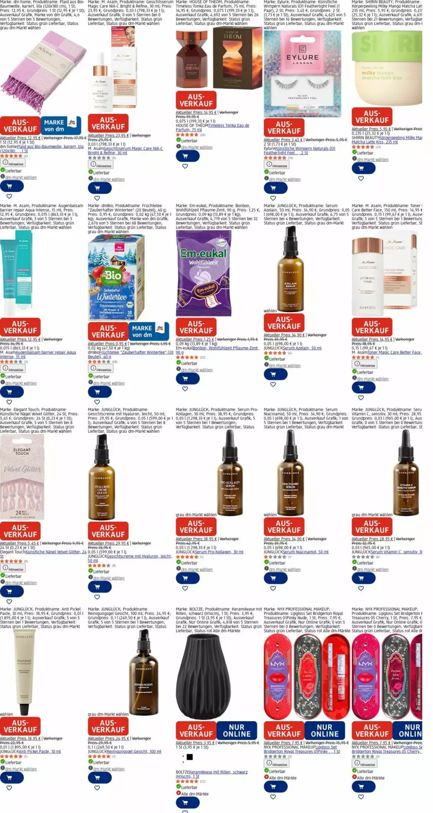 Aktueller Prospekt Dm Drogerie - Prospekte - von 23.03 bis 01.04.2026 - strona 1 - produkty: aqua, balsam, Bau, baumwolle, bett, beutel, bio, bio-baumwolle, cin, creme, Eau de parfum, eis, elle, früchte, Früchtetee, Gesichtscreme, hyaluron, Kollagen, latte, Lipgloss, mango, natur, natura, Omep, parfum, Peeling, pflaume, Plaid, Reinigung, Reinigungsgel, reis, rum, Serum, tee, Ti, Toner, Vase, velvet, vita, wolle, Yo