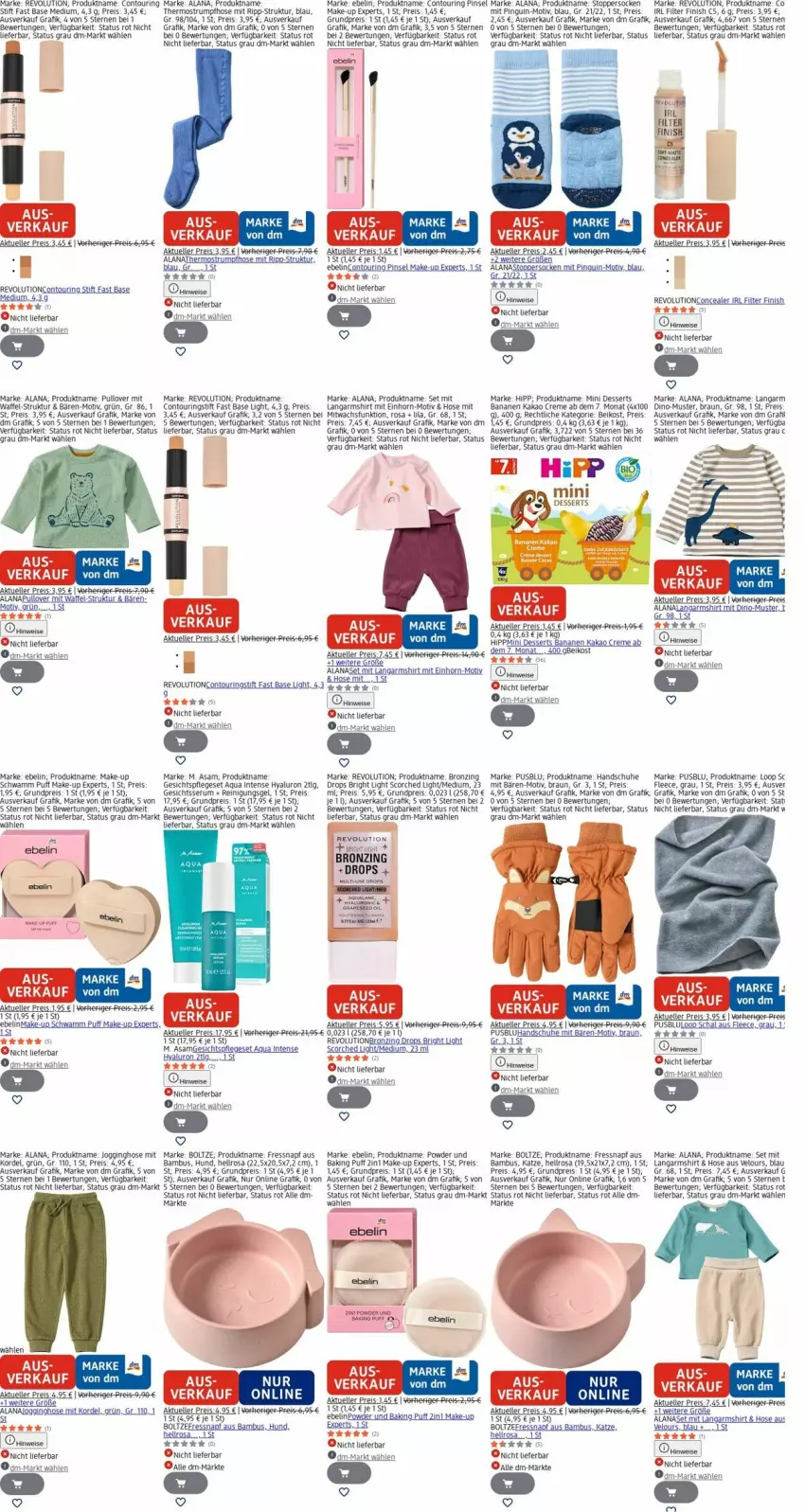 Aktueller Prospekt Dm Drogerie - Prospekte - von 23.03 bis 01.04.2026 - strona 13 - produkty: aqua, bambus, banane, bananen, braun, creme, dessert, desserts, eier, eis, elle, Finish, gesichtspflege, gin, handschuhe, hipp, hose, hyaluron, Jogginghose, kakao, Langarmshirt, LG, Make-up, pingui, Pinsel, Pullover, Reinigung, Reinigungsgel, reis, ring, rum, Schal, schuhe, schwamm, Serum, shirt, socken, Strumpfhose, Thermostrumpfhose, Ti, topper, uhr, usb, Yo