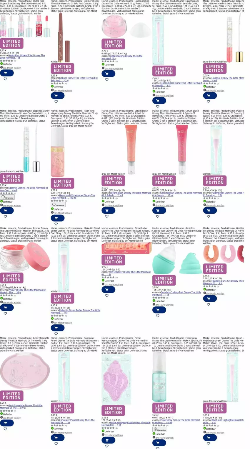 Aktueller Prospekt Dm Drogerie - Prospekte - von 23.03 bis 01.04.2026 - strona 21 - produkty: cin, disney, eis, erde, Körperspray, Make-up, Palette, Peeling, Pinsel, Reinigung, reis, rum, Serum, Ti, uhu, Yo