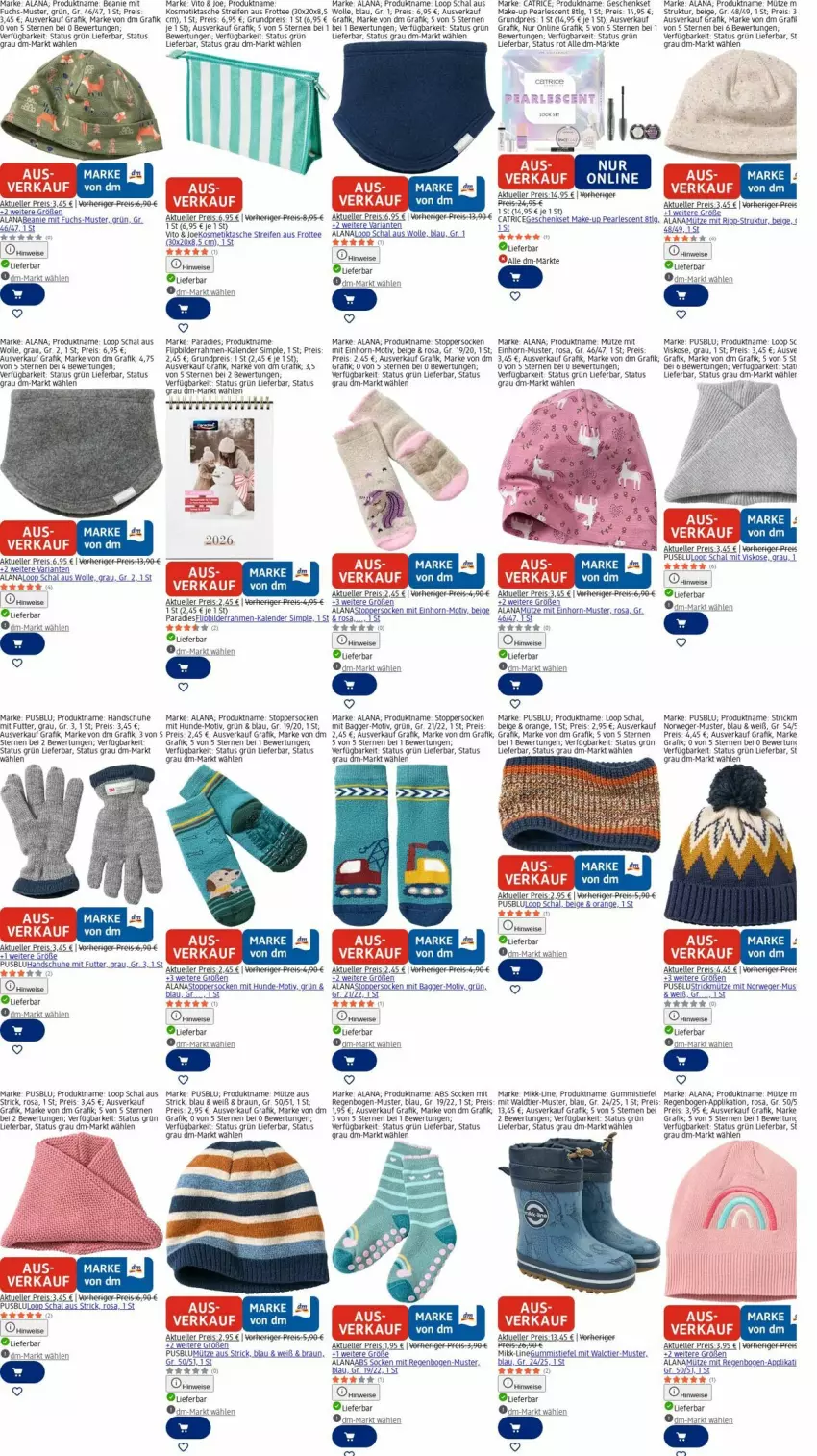 Aktueller Prospekt Dm Drogerie - Prospekte - von 23.03 bis 01.04.2026 - strona 4 - produkty: Bau, Beanie, bilderrahmen, braun, Diesel, eis, elle, geschenkset, grohe, Gummistiefel, handschuhe, HP, K2, kosmetik, Kosmetiktasche, LG, Make-up, Mütze, orange, reifen, reis, Ria, rwe, Schal, schuhe, sim, socken, Tasche, tee, Ti, topper, usb, wolle