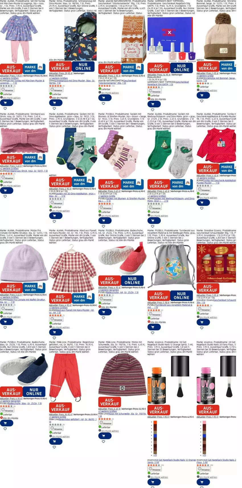 Aktueller Prospekt Dm Drogerie - Prospekte - von 23.03 bis 01.04.2026 - strona 6 - produkty: akku, Alverde, Anzug, asti, Bad, Bau, beutel, blume, blumen, braun, eis, elle, ente, erde, fairy, Germ, geschenkset, gin, hose, kleid, kosmetik, Kugel, lack, leggings, LG, Maus, Mode, Mütze, Nagellack, natur, naturkosmetik, orange, reifen, reis, rel, Ria, rum, schuhe, socken, Ti, tunika, usb, Weihnachtsbaum, wolle