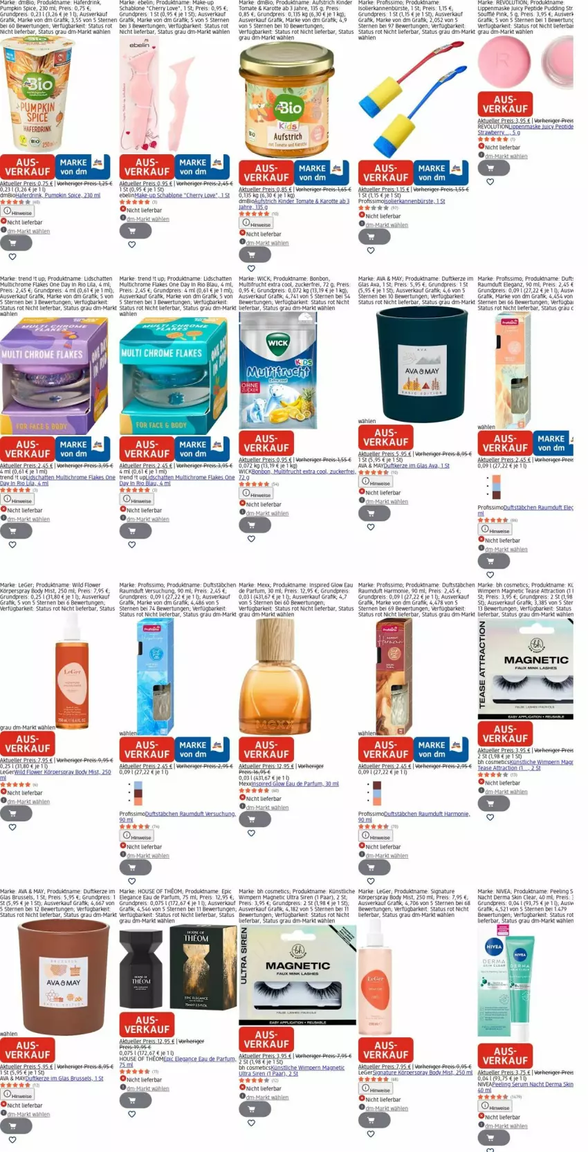 Aktueller Prospekt Dm Drogerie - Prospekte - von 23.03 bis 01.04.2026 - strona 8 - produkty: aufstrich, bio, body, bürste, drink, Duftkerze, Eau de parfum, eier, eis, elle, flakes, frucht, hafer, Haferdrink, isolierkanne, kerze, Kinder, Körperspray, Make-up, Maske, Mexx, natur, nivea, Omep, parfum, Peeling, Profissimo, pudding, Raumduft, reis, rum, Serum, sim, Ti, tomate, WICK, Wild, Yo, zucker