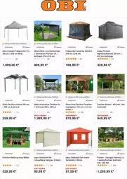 Gazetka promocyjna Obi - Prospekte - Gazetka - ważna od 06.10 do 06.10.2022 - strona 4 - produkty: ente, Faltpavillon, Garten, Holz, Laptop, LG, möbel, Moreno, pavillon, siena, soja, tepro, weka