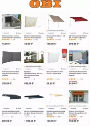 Gazetka promocyjna Obi - Prospekte - Gazetka - ważna od 06.10 do 06.10.2022 - strona 8 - produkty: braun, Garten, Klemmmarkise, LG, orange, Seitenmarkise, Ti