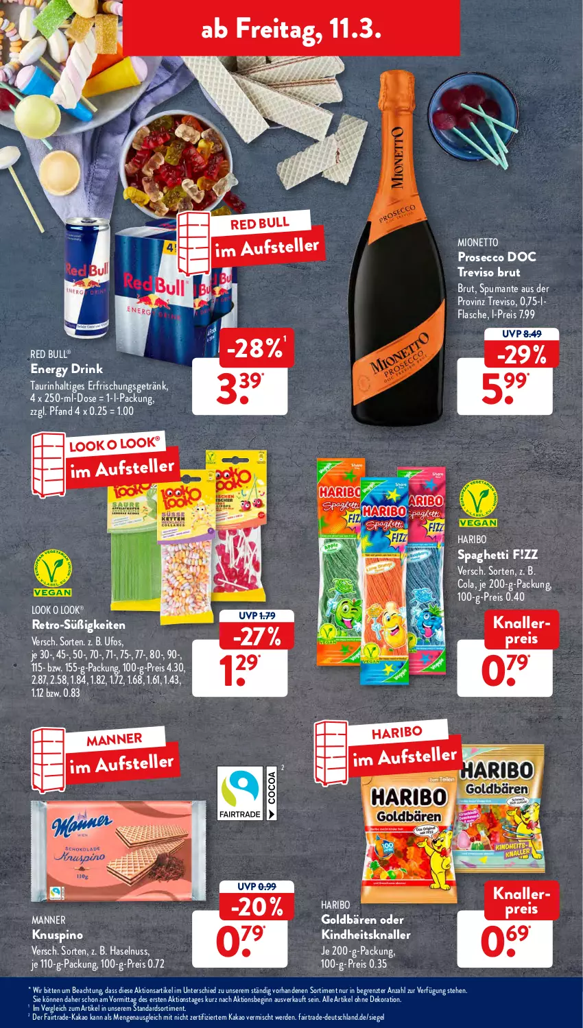 Aktueller Prospekt AldiSud - ALDI Aktuell - von 07.03 bis 12.03.2022 - strona 37 - produkty: alle artikel ohne dekoration, brut, cola, dekoration, drink, ecco, eis, elle, energy drink, erde, erfrischungsgetränk, flasche, getränk, gin, goldbären, haribo, haselnuss, kakao, knallerpreis, Manner, mionetto, nuss, prosecco, puma, red bull, reis, spaghetti, spumante, teller, Ti, ZTE