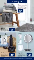 Gazetka promocyjna AldiSud - ALDI Aktuell - Gazetka - ważna od 12.03 do 12.03.2022 - strona 14 - produkty: alle artikel ohne dekoration, Bad, badematte, batterie, Bau, baumwolle, beleuchtung, dekoration, dell, duschtuch, eis, elle, gesichtspflege, gin, handtücher, kosmetik, Kosmetikspiegel, led-beleuchtung, mit led-beleuchtung, Mode, rwe, spiegel, Ti, tisch, tuc, tücher, usb, wolle, ZTE