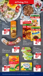 Gazetka promocyjna AldiSud - ALDI Aktuell - Gazetka - ważna od 12.03 do 12.03.2022 - strona 35 - produkty: alle artikel ohne dekoration, aufschnitt, Becher, beere, brandt, butter, cerealien, cin, dekoration, eis, elle, erdbeere, fleisch, fleischwurst, gin, gutfried, hafer, hähnchenbrust, herta, keks, kekse, knallerpreis, knoblauch, landliebe, nestlé, quark, reis, saft, teller, Ti, Vegeta, wurst, ZTE