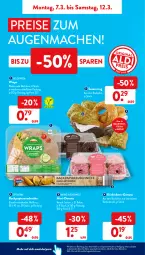 Gazetka promocyjna AldiSud - ALDI Aktuell - Gazetka - ważna od 12.03 do 12.03.2022 - strona 8 - produkty: aldi, alle artikel ohne dekoration, backofen, backwaren, dekoration, Donut, donuts, eis, kakao, korb, korn, kuchen, Kürbis, Kürbiskernöl, mac, nuss, Ofen, papier, reis, ring, sesam, Sesamring, Ti, wrap, wraps, ZTE