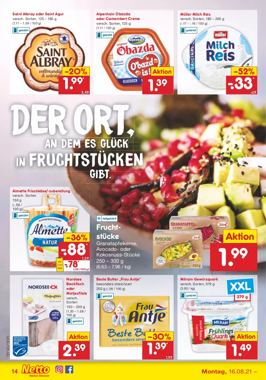 Aktueller Prospekt Netto Marken-Discount - Filial Angebote - von 16.08 bis 21.08.2021 - strona 14