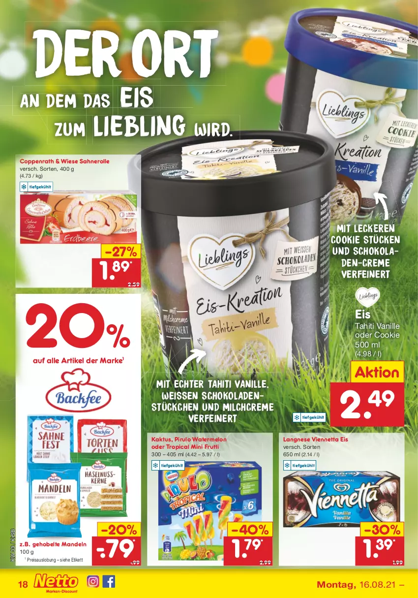 Aktueller Prospekt Netto Marken-Discount - Filial Angebote - von 16.08 bis 21.08.2021 - strona 18