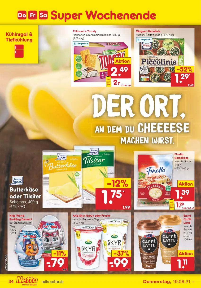 Aktueller Prospekt Netto Marken-Discount - Filial Angebote - von 16.08 bis 21.08.2021 - strona 34