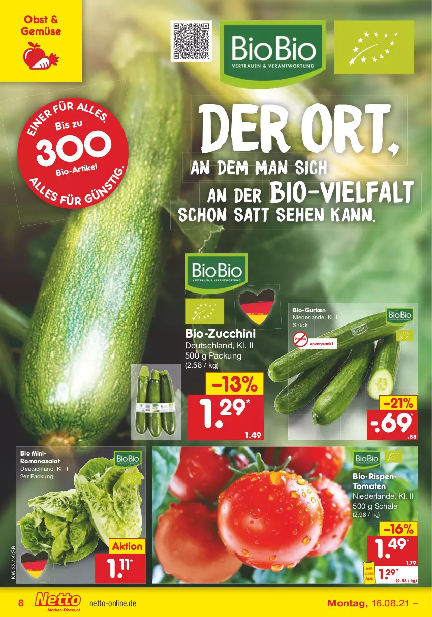 Aktueller Prospekt Netto Marken-Discount - Filial Angebote - von 16.08 bis 21.08.2021 - strona 8