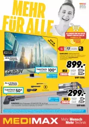 Gazetka promocyjna Medimax - MEDIMAX Prospekt KW05 2022 - Gazetka - ważna od 03.02 do 03.02.2022 - strona 1 - produkty: abholpreise, akku, alexa, amazon alexa, angebot, angebote, dekoration, dell, eis, erde, fisch, fische, kraft, LG, mastercard, Mode, qled, reis, rum, Samsung, smart tv, Spektrum, Spezi, Stielsauger, telefon, Ti, Tiere