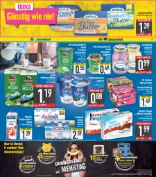 Gazetka promocyjna E Center - Angebote der Woche - Gazetka - ważna od 13.05 do 13.05.2023 - strona 13 - produkty: actimel, actimel drink, auer, Becher, butter, buttermilch, deka, Dr. Oetker, drink, eis, ente, haltbare milch, joghur, joghurt, Kinder, kinder pingui, landliebe, landliebe joghurt, marmorette, meggle, milch, milch-schnitte, milram, Paula, paula pudding, pingui, pudding, reis, Sauerrahm, super-knüller, Ti, weihenstephan, ZTE