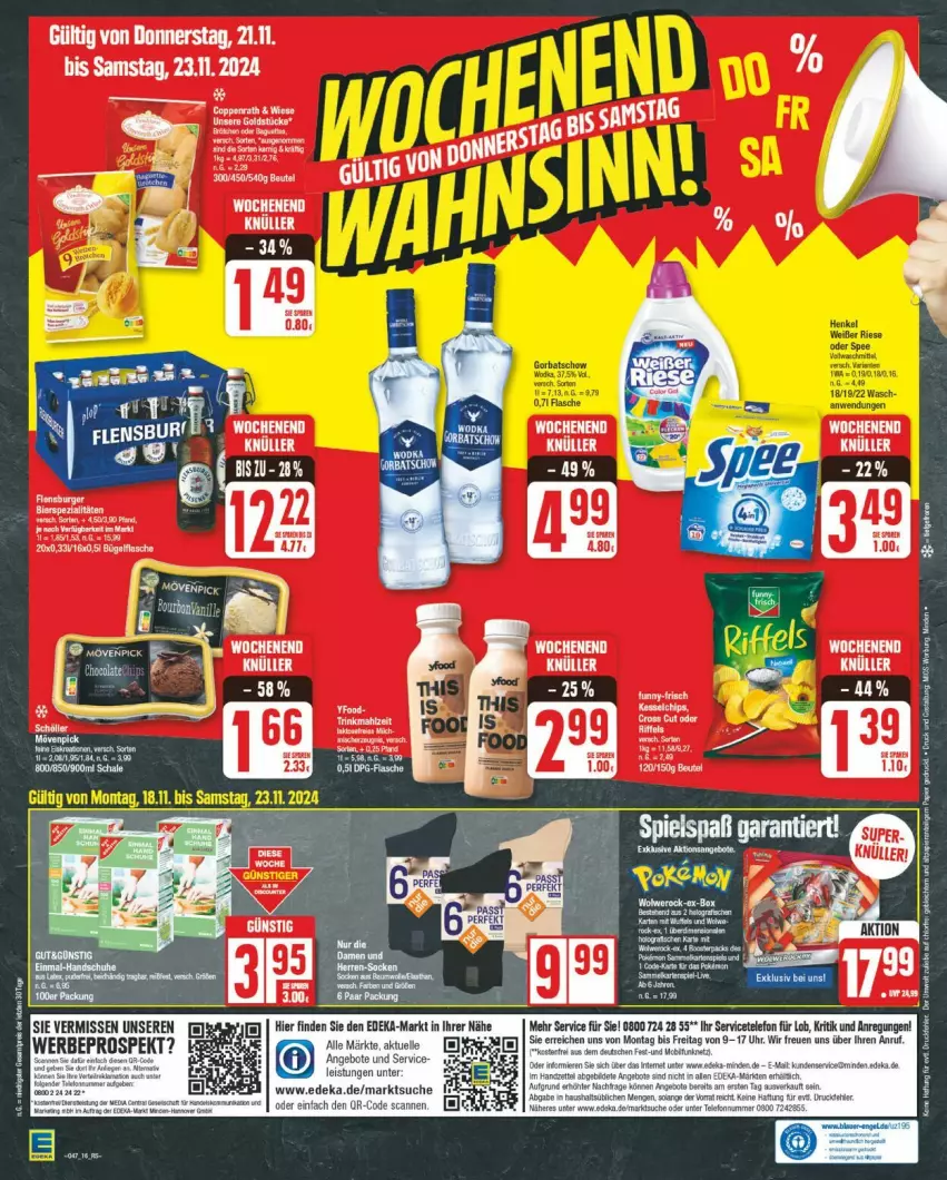 Aktueller Prospekt Edeka - Prospekte - von 18.11 bis 23.11.2024 - strona 16 - produkty: deka, Ti, uhr