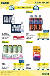 Gazetka promocyjna Metro - Wochen-Angebote Händler - Gazetka - ważna od 10.01 do 10.01.2026 - strona 3 - produkty: Alwa, angebot, beutel, chupa, chupa chups, cola, coupon, eis, eistee, ente, flasche, gerolsteine, gerolsteiner, getränk, getränke, haribo, Lutscher, Metro, mineralwasser, oreo, Palette, Paula, paulaner, pepsi, Pepsi Cola, reis, Spezi, steiner, tee, Ti, wasser