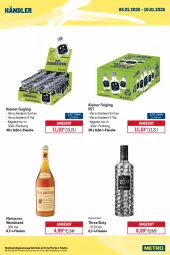 Gazetka promocyjna Metro - Wochen-Angebote Händler - Gazetka - ważna od 10.01 do 10.01.2026 - strona 5 - produkty: angebot, auer, bitburger, bitburger pils, budweiser, burger, corona, corona extra, eis, flasche, getränk, getränke, kleiner feigling, leine, mariacron, Palette, pils, reis, Ria, steiner, Three Sixty, Ti, tiefpreis, warsteiner, wein, weinbrand