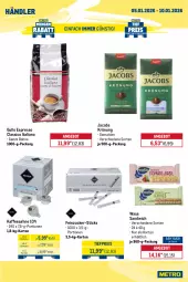 Gazetka promocyjna Metro - Wochen-Angebote Händler - Gazetka - ważna od 10.01 do 10.01.2026 - strona 7 - produkty: angebot, bohne, classico, eis, espresso, jacobs, jacobs krönung, kaffee, reis, sahne, sandwich, Ti, tiefpreis, wasa, zucker