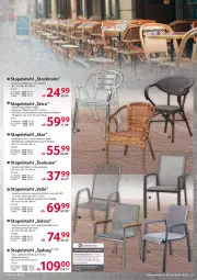 Gazetka promocyjna Selgros - Restaurantmöbel - Gazetka - ważna od 22.04 do 22.04.2022 - strona 3 - produkty: bambus, Draht, edelstahl, eis, honig, reis, rückenlehne, stapelstuhl, stuhl, Ti