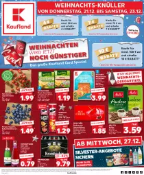 Gazetka promocyjna Kaufland - Prospekt - Gazetka - ważna od 23.12 do 23.12.2023 - strona 1 - produkty: alkohol, angebot, angebote, auto, beere, beeren, chips, coupon, coupons, ecco, eis, ente, erde, frucht, fruchtsecco, grünländer, gutschein, heidelbeere, heidelbeeren, kaffee, Käse, kerze, kirsch, kirsche, krombache, krombacher, krombacher pils, lachs, likör, melitta, Mon Chéri, pils, pralinen, pringles, rabatt-coupon, Räucherlachs, ring, rispentomaten, rotkäppchen, salz, Schal, Schale, schnittkäse, schoko, schokolade, sekt, Sushi, Tasche, taschen, Tchibo, telefon, Ti, tomate, tomaten, würfel, Zartbitterschokolade, ZTE