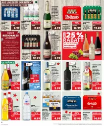 Gazetka promocyjna Kaufland - Prospekt - Gazetka - ważna od 23.12 do 23.12.2023 - strona 14 - produkty: alkohol, Alwa, angebot, angebote, beere, beeren, bier, braten, Bronner, budweiser, bügel, bügelflasche, chardonnay, corona, corona extra, cuvée, dornfelder, eier, eis, elle, erde, flasche, fleisch, frucht, früchte, getränk, getränke, gin, Glühwein, granini, granini die limo, grill, Heu, Käse, Lagerbier, lamm, limo, mac, merl, merlot, mineralwasser, obst, Obst und Gemüse, ohne alkohol, Pinot, pinot grigio, qualitätswein, reifen, reis, riesling, rotwein, Rubin, saft, salat, salate, schwarzriesling, sekt, Spezi, Sport, steak, steaks, steiner, suppe, suppen, Ti, und gemüse, wasser, wein, Weißwein, Wild, wurst, ZTE