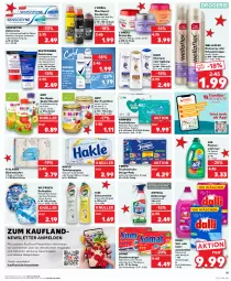 Gazetka promocyjna Kaufland - Prospekt - Gazetka - ważna od 23.12 do 23.12.2023 - strona 15 - produkty: angebot, angebote, aqua, beutel, bio, Brei, Cap, citrus, colorwaschmittel, coupon, coupons, creme, dalli, deo, deodorant, deospray, dove, elle, elvital, ente, feuchttücher, Fleckenentferner, frucht, geschirr, gewinnspiel, gin, haarspray, hakle, hakle toilettenpapier, handcreme, Heu, hipp, Kalkreiniger, Kamill, kamille, küche, Küchen, küchentücher, milch, neutrogena, oder schaumfestiger, pampers, papier, quetschbeutel, reiniger, Reinigung, rexona, rezept, roll-on, rwe, schaumfestiger, scheuermilch, sensodyne, shampoo, shampoo oder spülung, somat, Spiele, spülung, Tasche, taschen, taschentücher, Tempo, Ti, toilettenpapier, tücher, vita, waschmittel, Wella, wellaflex, zahncreme