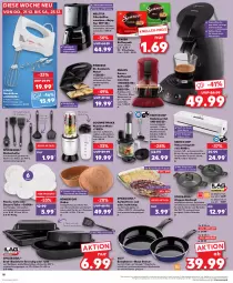 Gazetka promocyjna Kaufland - Prospekt - Gazetka - ważna od 23.12 do 23.12.2023 - strona 18 - produkty: angebot, angebote, auer, aust, auto, Backform, backofen, Becher, Behälter, bosch, braten, bratpfanne, decke, Deckel, dessert, eis, elle, filterkaffee, Glasdeckel, glaskeramik, gourmetmaxx, herdarten, kaffee, kaffeemaschine, kaffeepads, knoblauch, Kochtopf, küche, Küchen, Küchenhelfer, leine, mac, melitta, mikrowelle, Mixer, natur, Ofen, pfanne, pfannen, Pfannenwender, Pfau, Philips, Ria, rind, rwe, sandwich, Schal, schlauch, senseo, spülmaschinen, stabmixer, tasse, teller, Ti, tisch, topf, wasser, wassertank, werkzeug, werkzeuge, würfel, ZTE