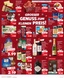 Gazetka promocyjna Kaufland - Prospekt - Gazetka - ważna od 23.12 do 23.12.2023 - strona 7 - produkty: alkohol, angebot, angebote, antipasti, apfel, asti, auer, Becher, Berger, bio, Bref, brut, buch, Burrata, chili, dessert, eis, elle, emmi, ente, escal, fisch, frischkäse, frucht, früchte, Gänsebrust, garnelen, Geflügel, Gemüsefond, gin, Gläser, gurke, gurken, hartkäse, Hendrick's Gin, Holz, HP, jamón serrano, Kaninchenkeule, Käse, kirsch, knoblauch, Koriander, kräuter, küche, Küchen, lachs, leine, mac, marinade, marmelade, marzipan, medaillons, milch, nuss, orange, orangen, paprika, peperoni, Peroni, pralinen, reis, Ria, rind, rinder, ring, rohschinken, rosen, rotwein, rum, sac, salz, sauce, Schal, Schale, schinken, schott, scotch, scotch whisky, serrano, single malt, Spezi, Ti, weihnachten, wein, Weißwein, whisky, Wild, wildlachs