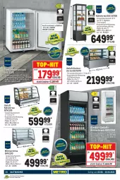 Gazetka promocyjna Metro - GastroJournal - Gazetka - ważna od 15.06 do 15.06.2022 - strona 34 - produkty: auto, beleuchtung, eis, Glastür, kuchen, kühlschrank, Rauch, reis, Schrank, thermostat, Ti, tisch, top-hit, vitrine