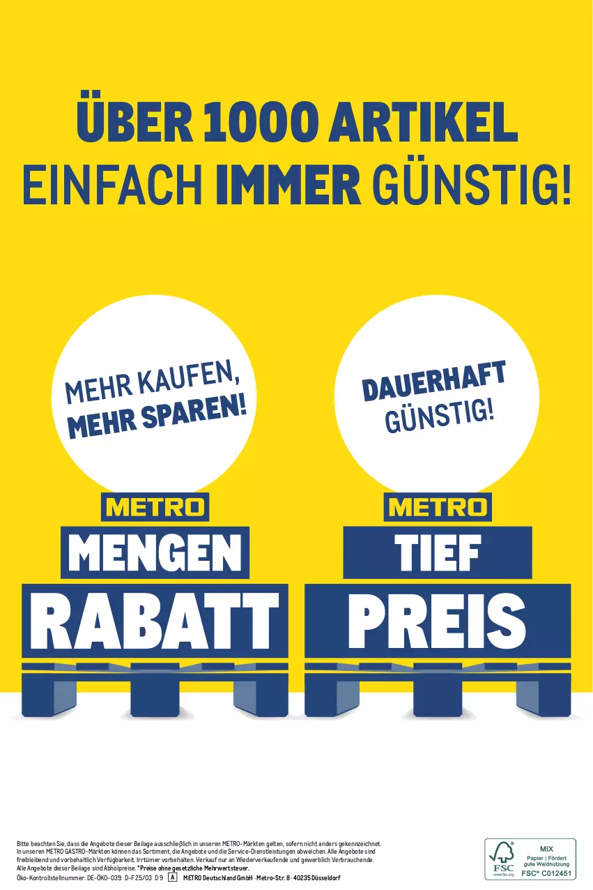 Aktueller Prospekt Metro - Feinkost Spezial - von 27.03 bis 19.04.2025 - strona 28 - produkty: abholpreise, angebot, angebote, eis, ilag, Metro, metro gastro, Rauch, reis, rwe, Ti