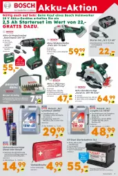 Gazetka promocyjna  - Gazetka - ważna od 22.08 do 22.08.2026 - strona 7 - produkty: akku, Akku-Handkreissäge, Akku-Winkelschleifer, Arbeitsleuchte, batterie, bosch, Diesel, eis, Handkreissäge, kraft, ladegerät, Leuchte, longlife, ndk, ohne akku und ladegerät, reiniger, reis, reiss, säge, Spezi, Tasche, Ti, tisch, Winkelschleifer