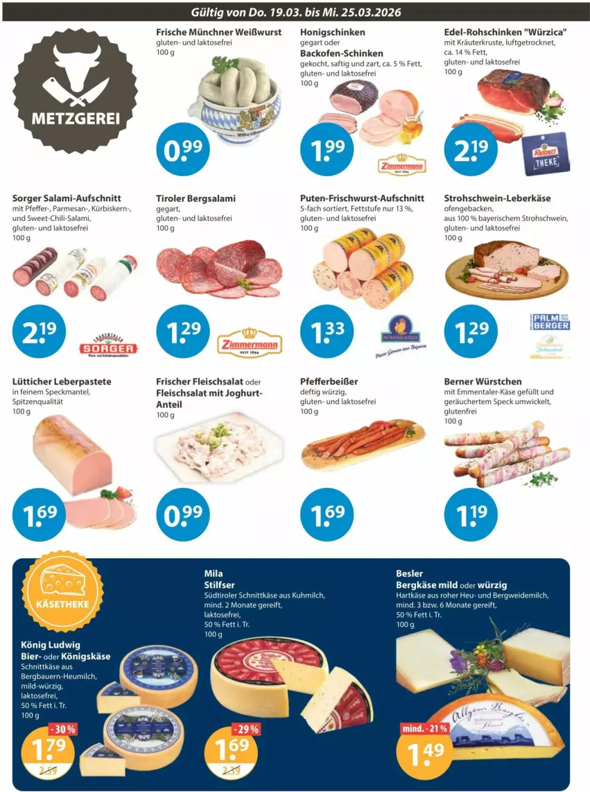 Aktueller Prospekt Vmarkt - Prospekte - von 19.03 bis 25.03.2026 - strona 2 - produkty: auer, aufschnitt, backofen, Bau, Bauer, Bergkäse, chili, eis, emmentaler, fleisch, fleischsalat, frischwurst-aufschnitt, geback, hartkäse, Heu, heumilch, honig, joghur, joghurt, Käse, kräuter, Kürbis, leberkäs, leberkäse, Mantel, milch, Ofen, pastete, pfeffer, Pfefferbeißer, pute, reis, rohschinken, saft, salami, salat, schinken, schnittkäse, schwein, Speck, spitzenqualität, südtiroler, Ti, weidemilch, wein, Weißwurst, WICK, wurst, würstchen