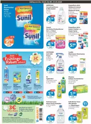 Gazetka promocyjna Vmarkt - Prospekte - Gazetka - ważna od 25.03 do 25.03.2026 - strona 12 - produkty: balsam, binden, bio, domestos, doppelherz, entkalker, essig, flasche, fleckentferner, heitmann, Heu, kraft, Meerwasser, milch, Nasenspray, oxi action, Rauch, reiniger, resa, rwe, scheuermilch, slip, slipeinlagen, sprühflasche, spülmittel, sunil, tablet, tablett, Tablette, Tasche, taschen, taschentücher, tee, Ti, tücher, vanish, vanish oxi action, wasser, wc-gel