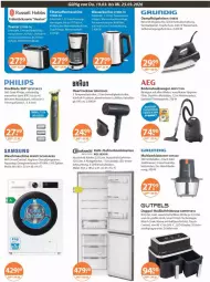 Gazetka promocyjna Vmarkt - Prospekte - Gazetka - ważna od 25.03 do 25.03.2026 - strona 20 - produkty: aeg, akku, aqua, aquastop, auto, Behälter, beleuchtung, bodenstaubsauger, bügel, Bügeleisen, dampfbügeleisen, edelstahl, eis, fenster, Finish, fritteuse, gefrierkombination, gliss, haartrockner, Heißluftfritteuse, korb, leine, messer, Rauch, Reinigung, russell hobbs, Samsung, Schal, schubladen, staubsauger, Teleskop, Ti, Trockner, waschmaschine, wasser, wassertank, Zerkleinerer